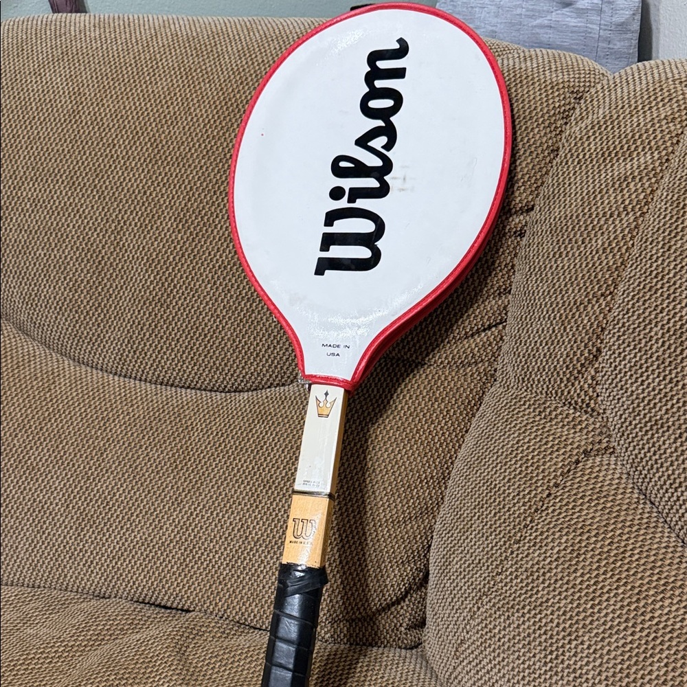 Jack Kramer Autograph Wilson Wooden Paddle Racket